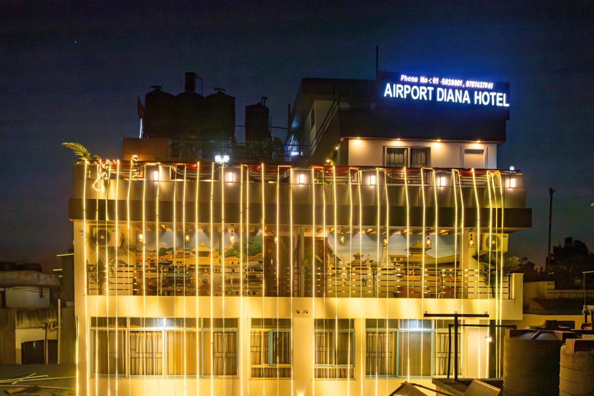 Airport Diana Hotel Катманду Екстериор снимка
